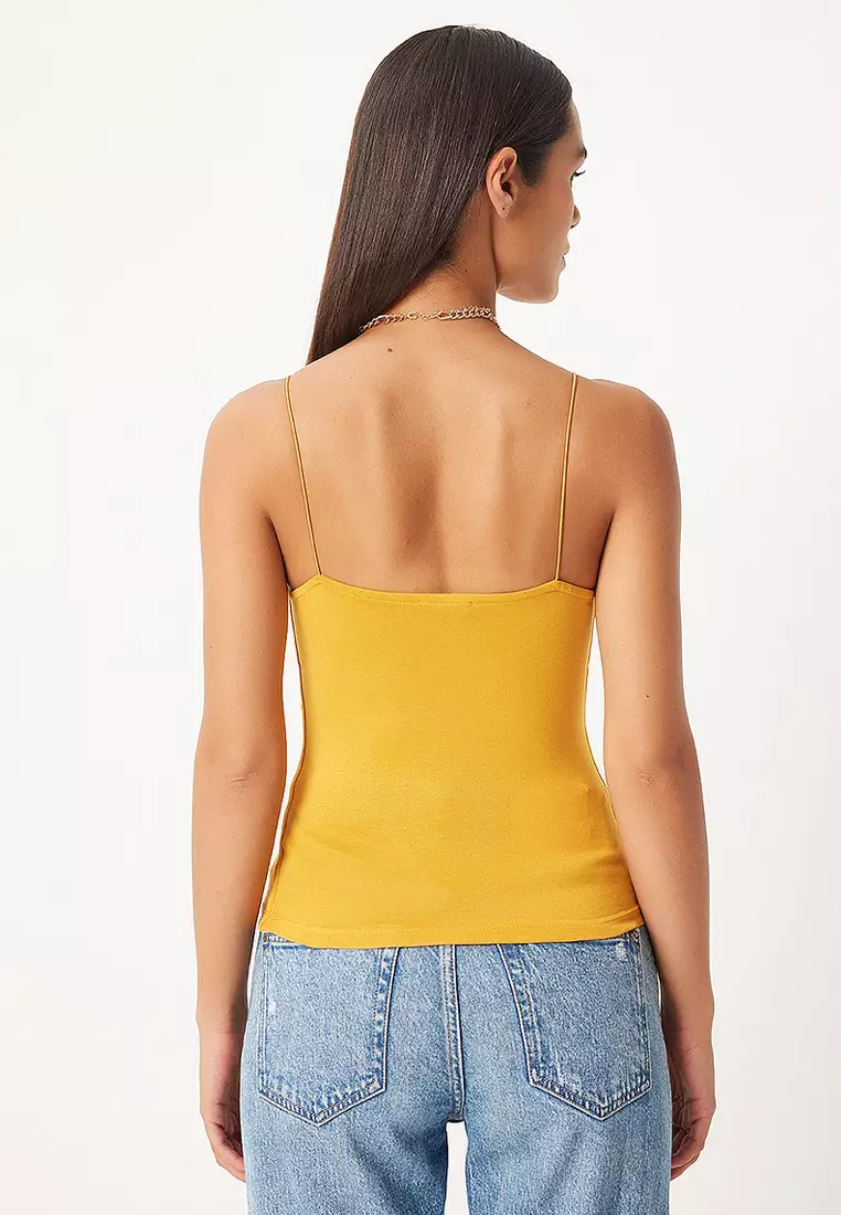 Rope Straps Knitted Body Blouse