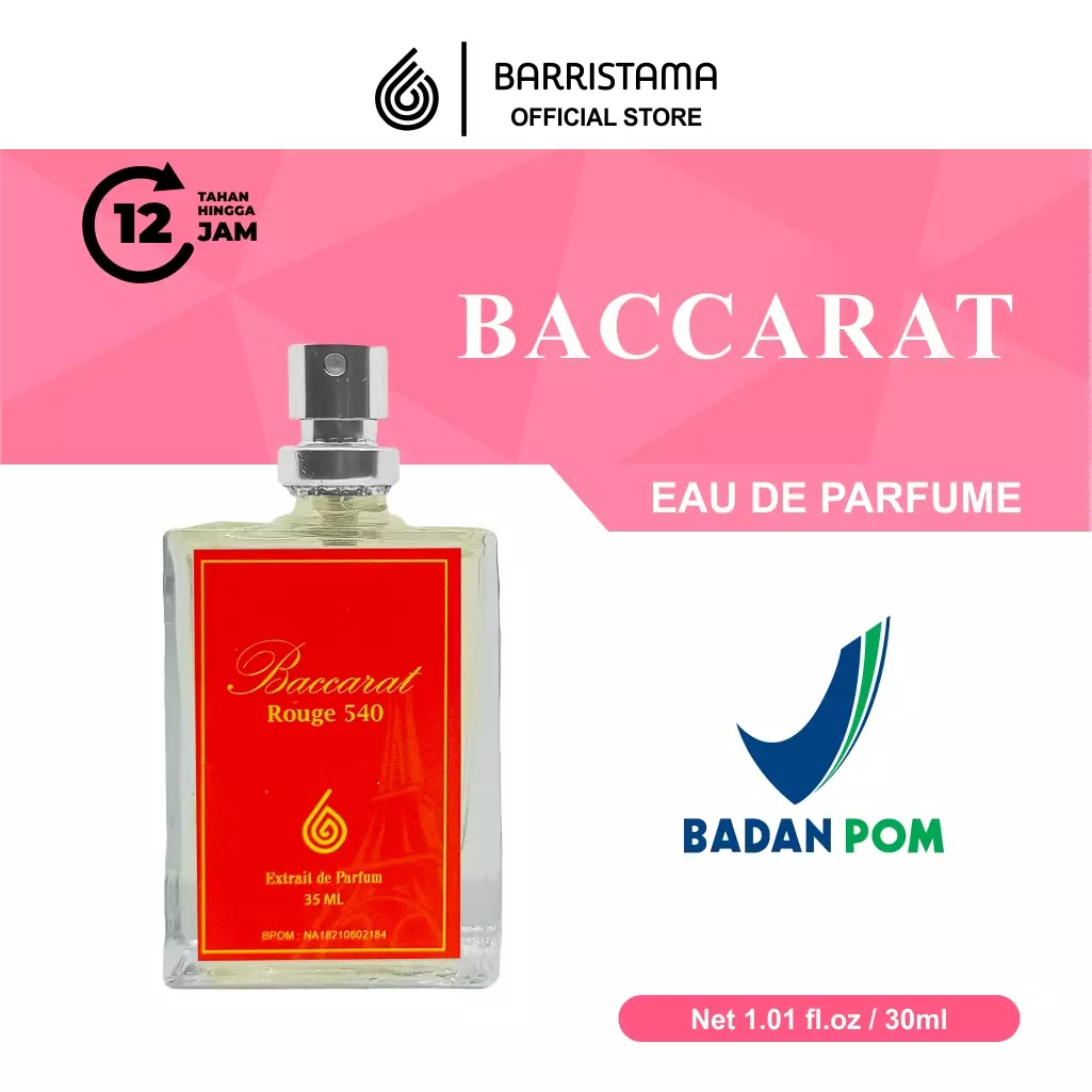 Jual Barristama Extrait De Parfume Baccarat Unisex Parfum
