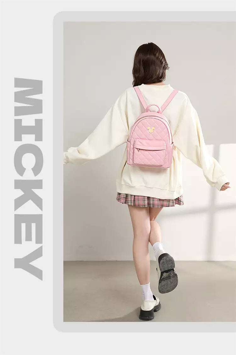 Mesuca Megos Disney Mickey Backpack - Pink - Tas Ransel