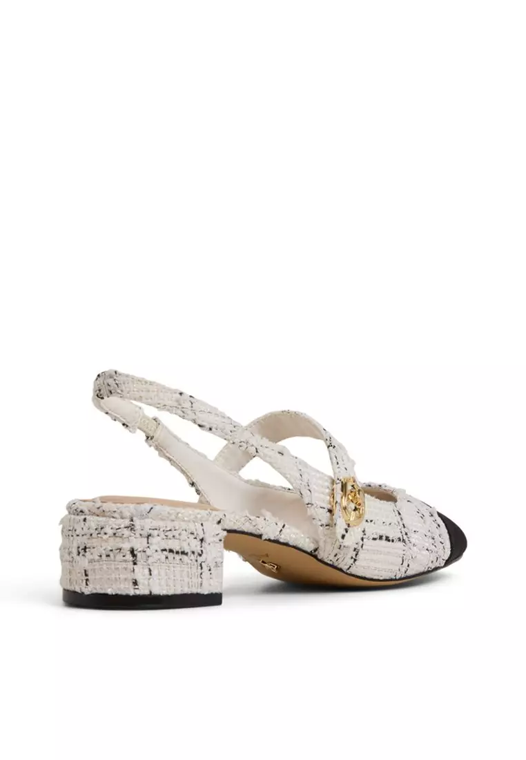 Agathe Slingback Low Block Heels