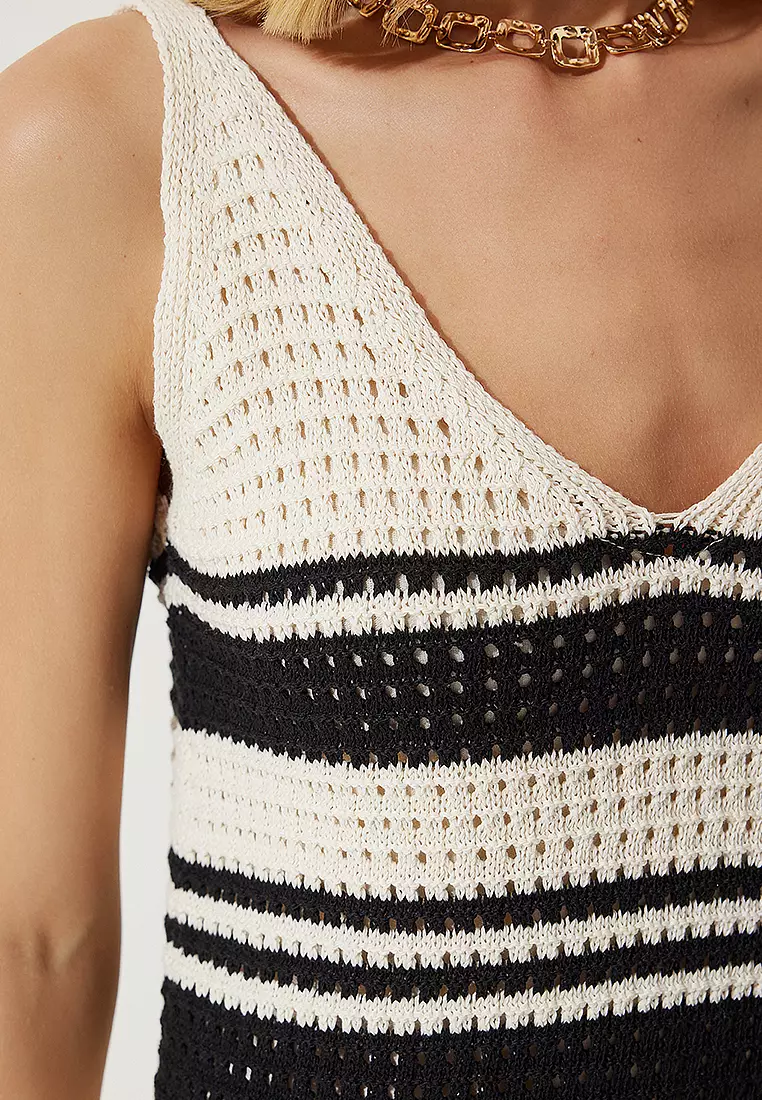 Striped Summer Knit Dress