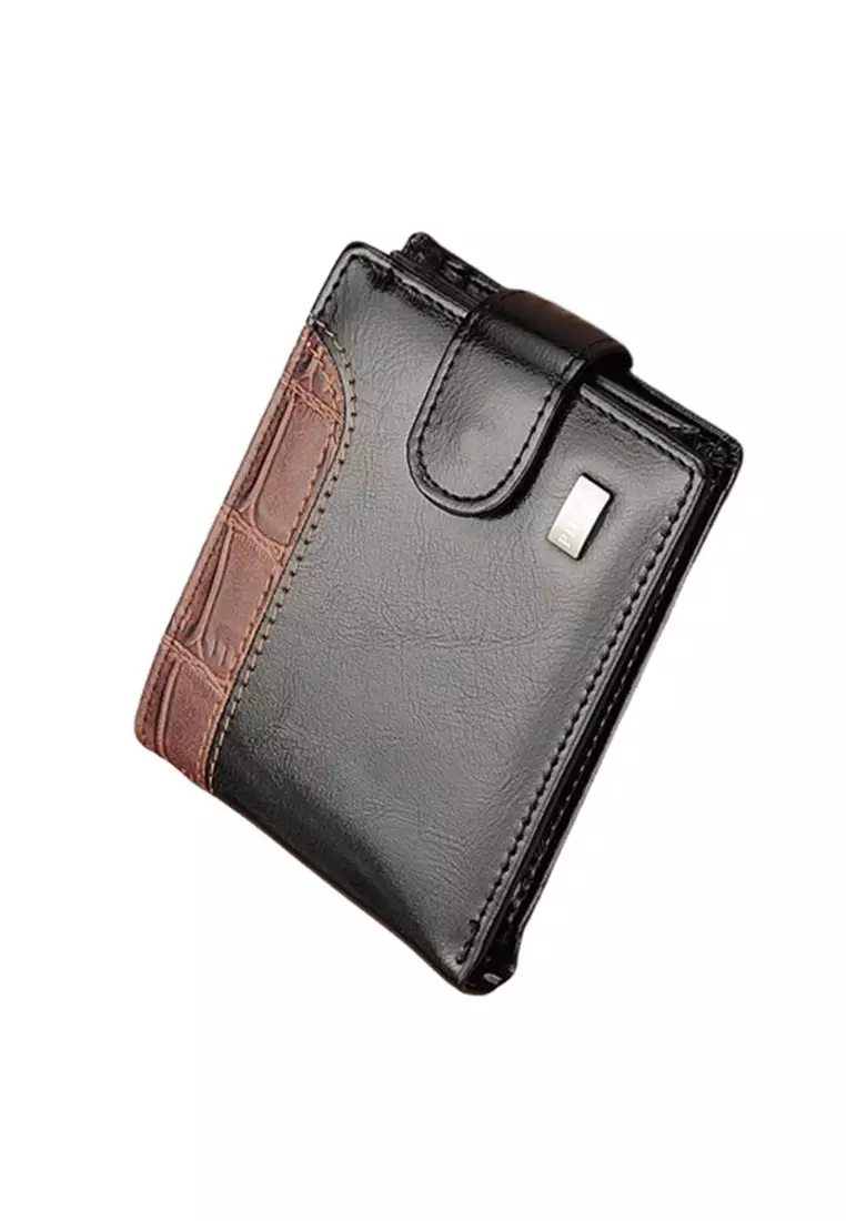 Dompet Fashion Pria Vintage Hasp Material PU Leather ORIGINAL