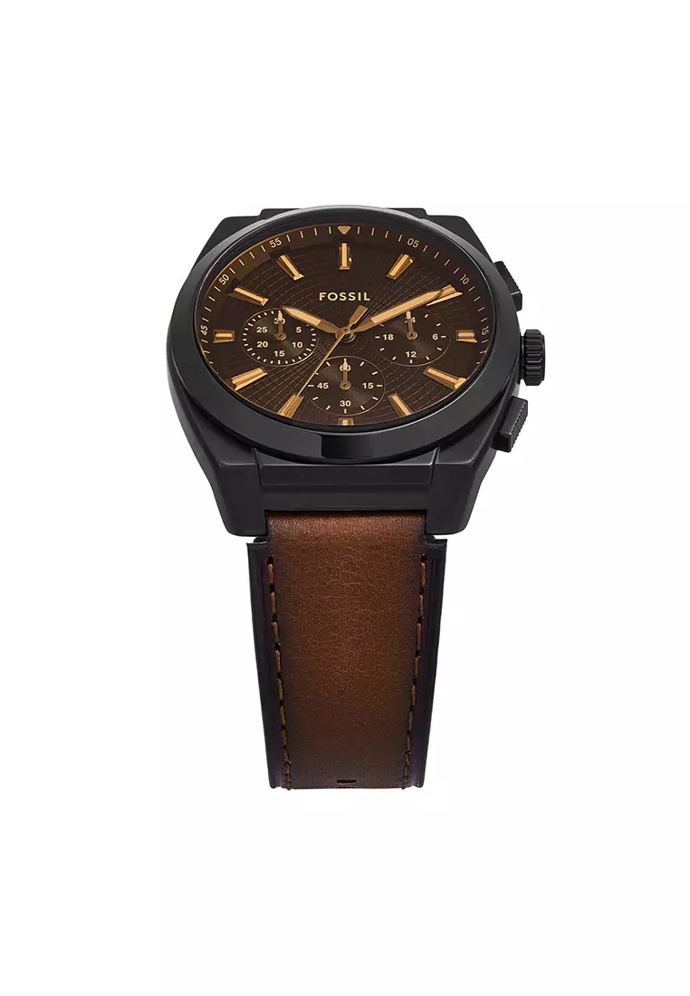 Everett Brown Leather Watch FS6108