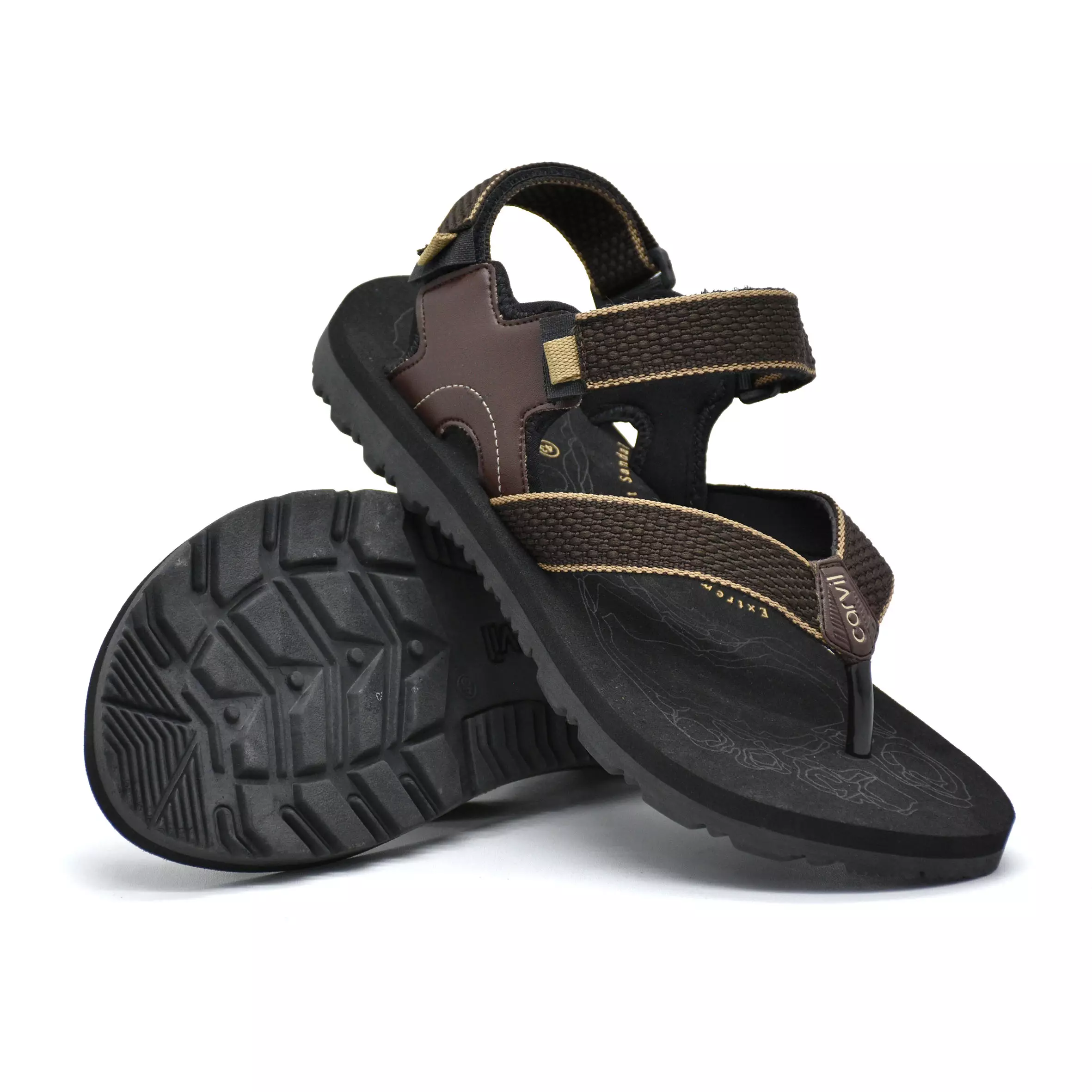 Carvil Sandal Gunung Pria Crusher-GM Brown/Beige