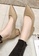 Twenty Eight Shoes beige Trendy Knitted Fabric Mid Heels VL118882 8A778SH3CC6923GS_5