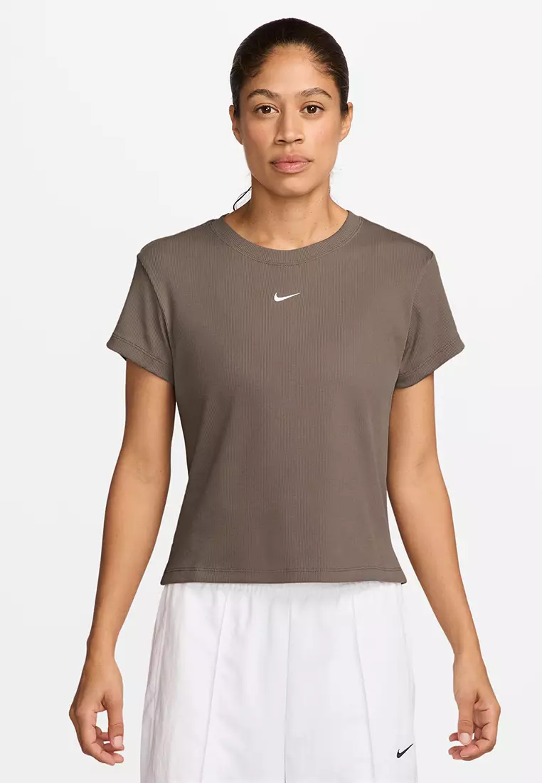 Sportswear Tight Ribbed Short-Sleeve T-Shirt