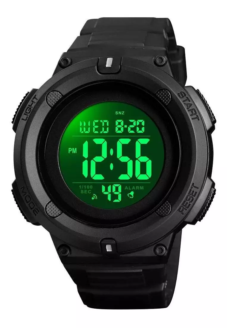 Jam Tangan Casual Digital Pria Water Resistant 30m Strap Tali Material Silicone SZ13 ORIGINAL