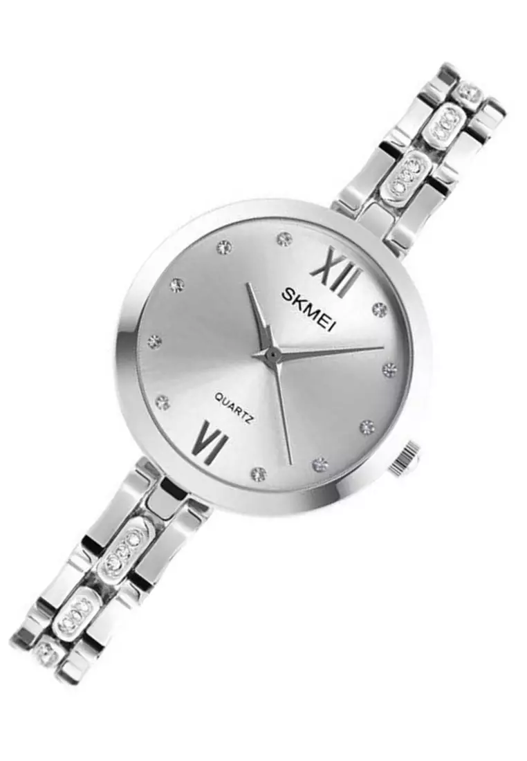 Jam Tangan Analog Elegan Wanita Waterproof 30m Strap Tali Material Stainless UC51 ORIGINAL