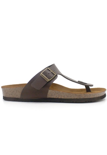 SoleSimple brown Rome - Brown Sandals & Flip Flops 4A5A2SHC86FDD1GS_1