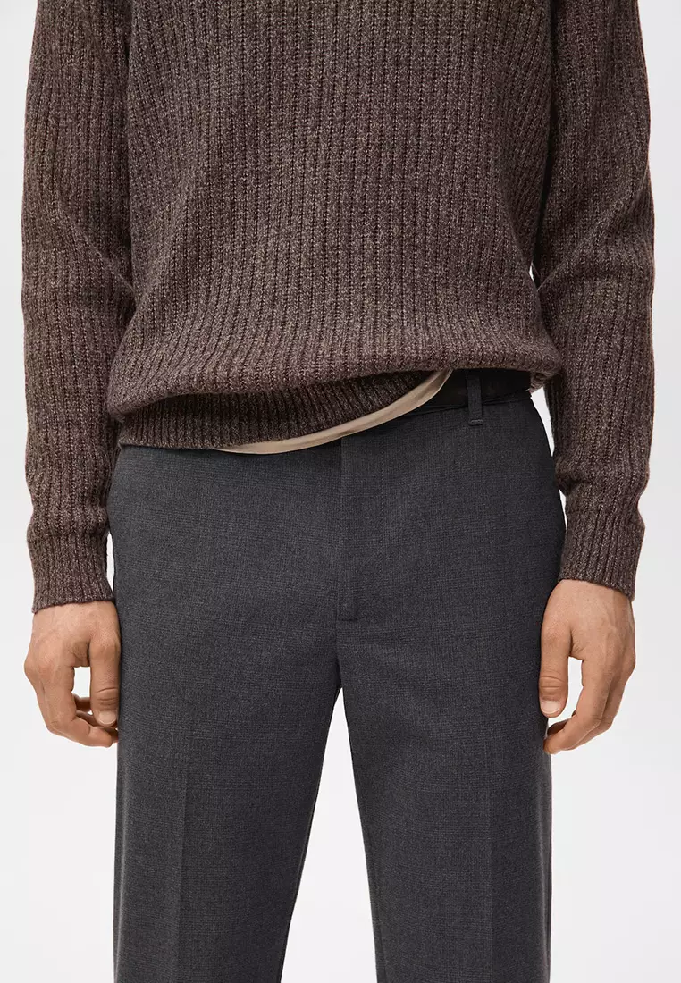 Fluid Regular-Fit Trousers