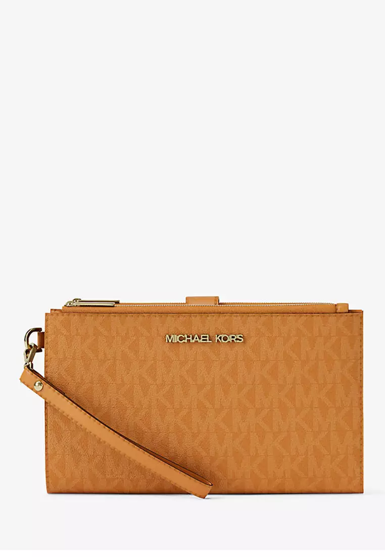 Jet Set Small Signature Logo Convertible Wristlet