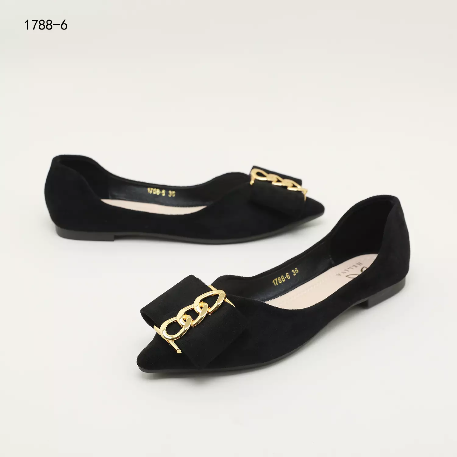 Heliva Harper Flat Shoes Ballerina Suede Women Shoes