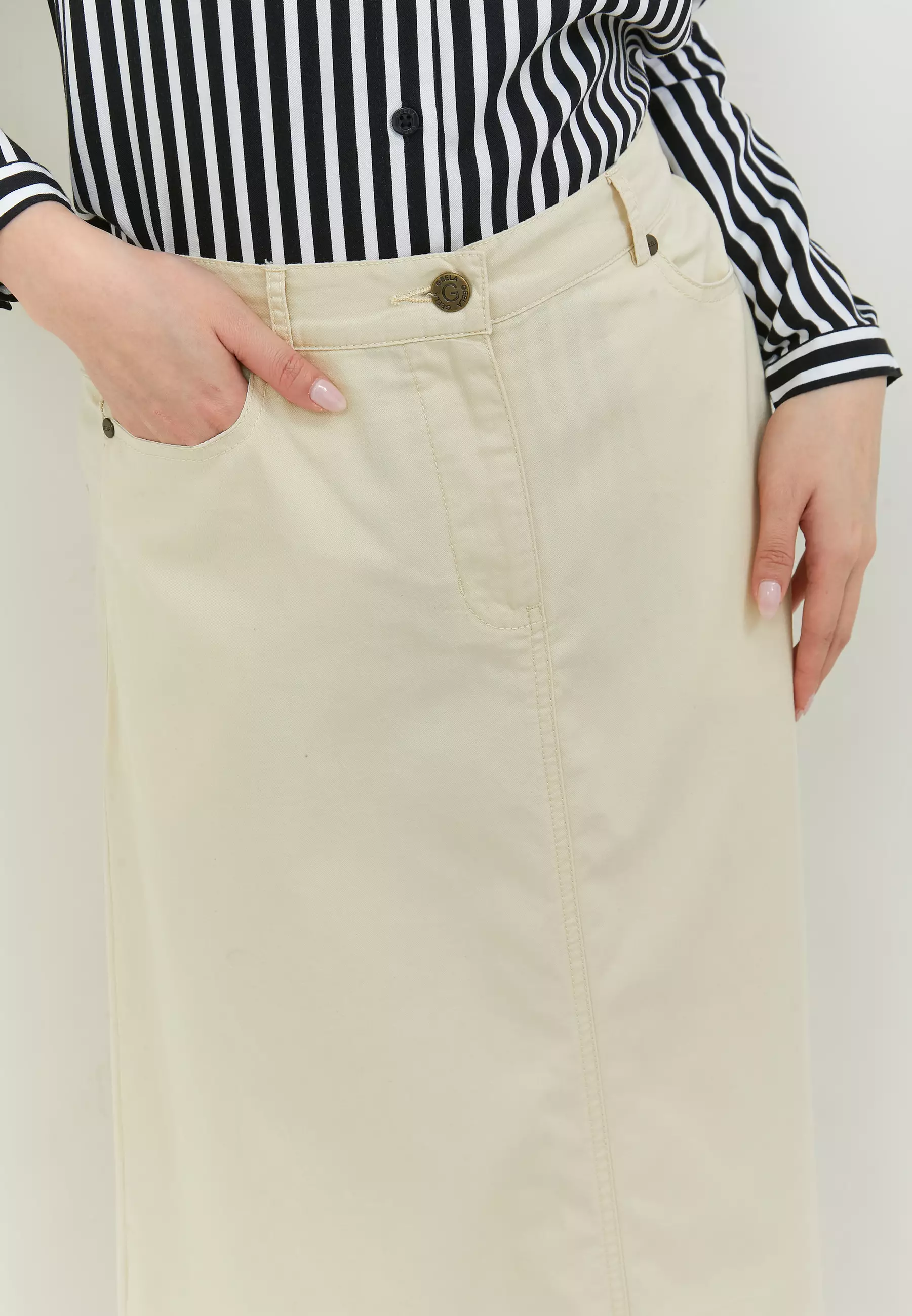 Alondra Cream Skirt (G.21116) 