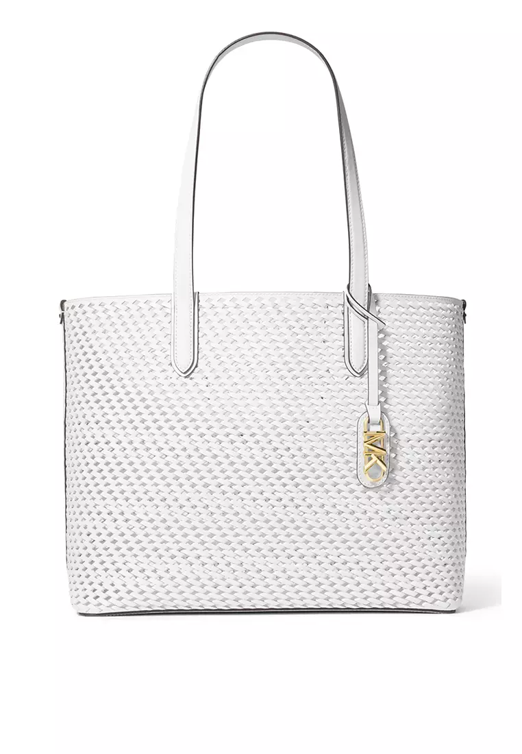 Eliza Extra-Large Hand-Woven Leather Tote Bag