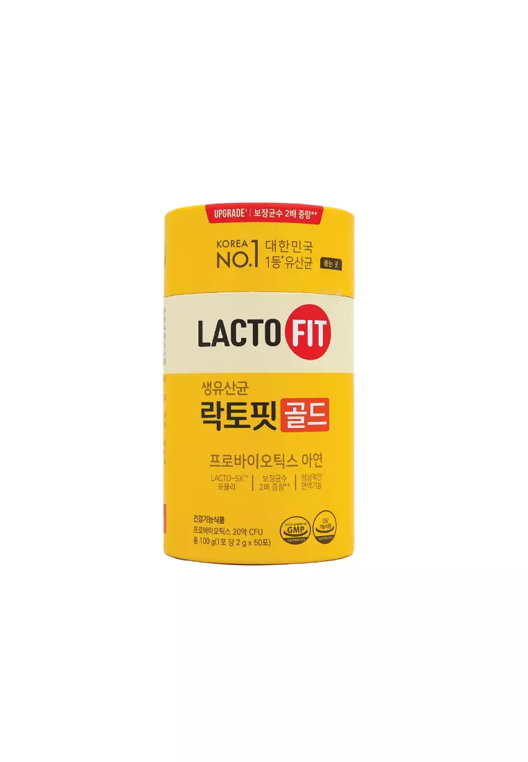 Lacto-Fit Upgraded Probiotics, Gold (50pcs)