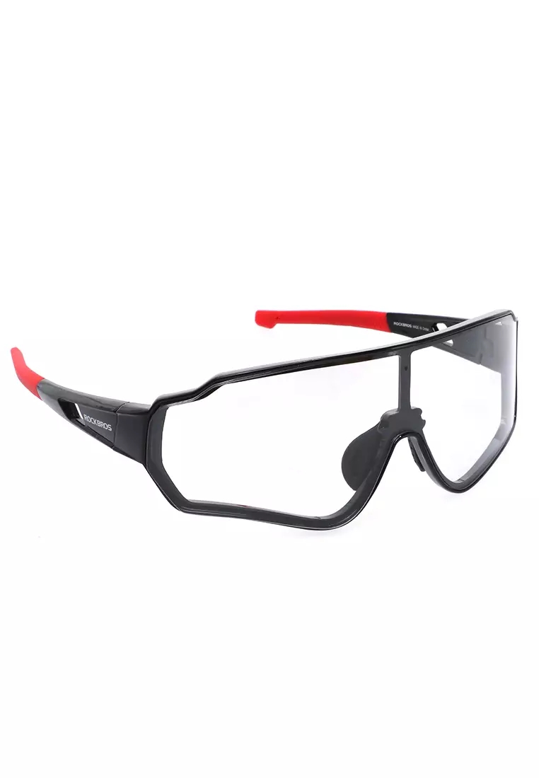 Elodie Kacamata Sepeda Olahraga Lensa Photochromic Full Frame Multifunction Material Polycarbonate ORIGINAL - Black Red