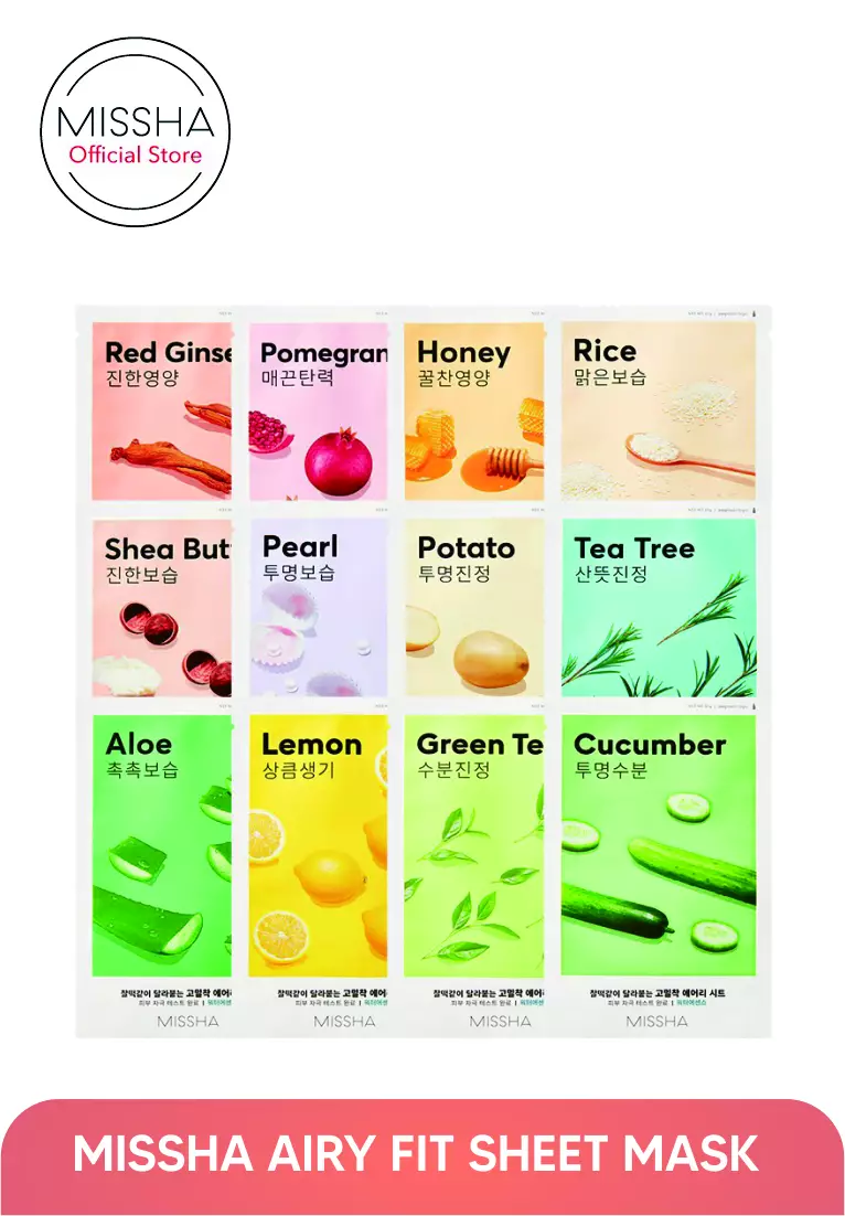 MISSHA AIRY FIT SHEET MASK [LEMON]