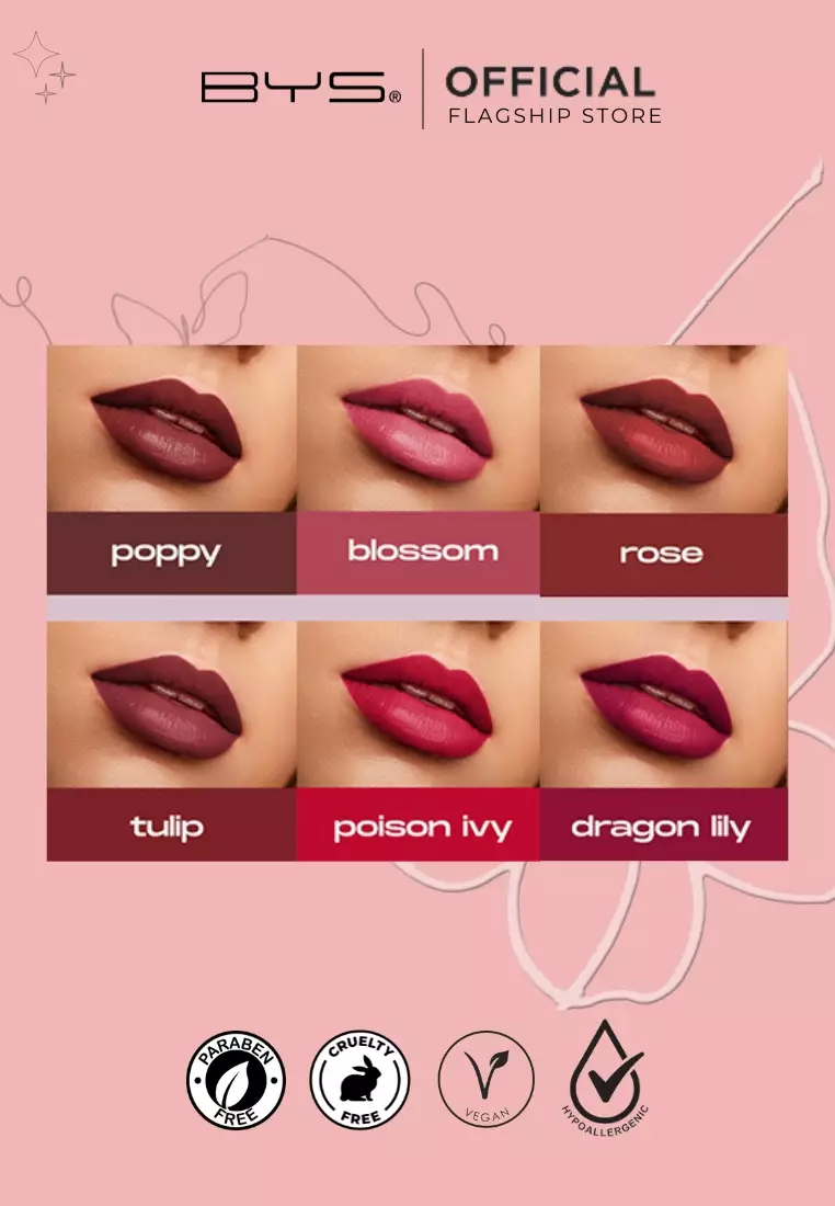 BYS Lip Nectar Liquid Lipstick - Rose