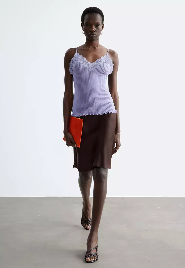 & Other Stories Rib-Knit Lace Camisole 2026 | Buy & Other Stories