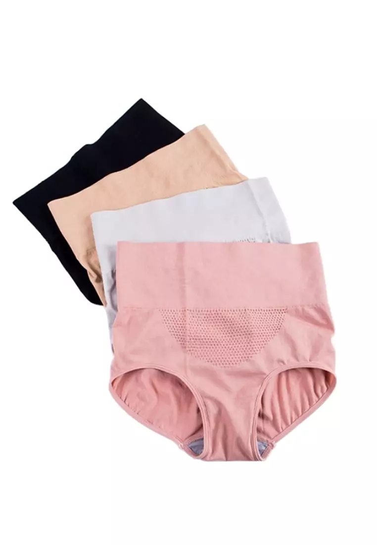 Buy YSoCool Set of 4 Women High Waist Shaping Underwear Wide