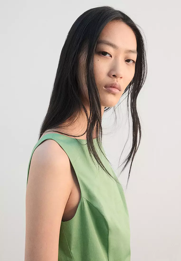 Flared Cotton Dress