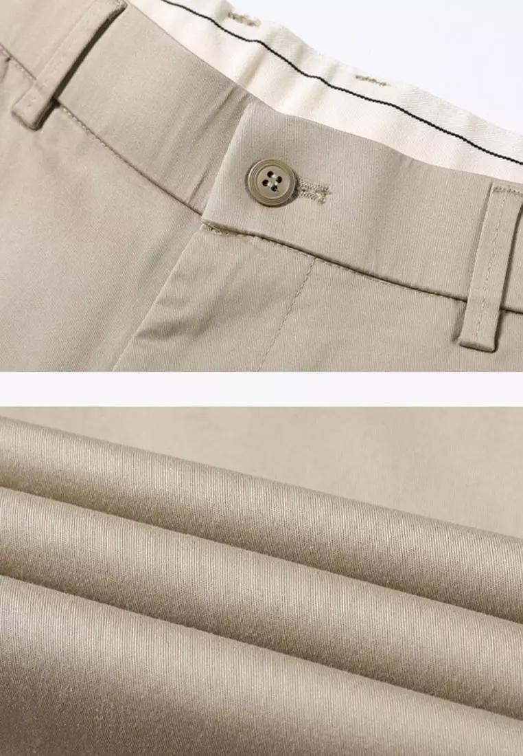 Slim Twill Trousers