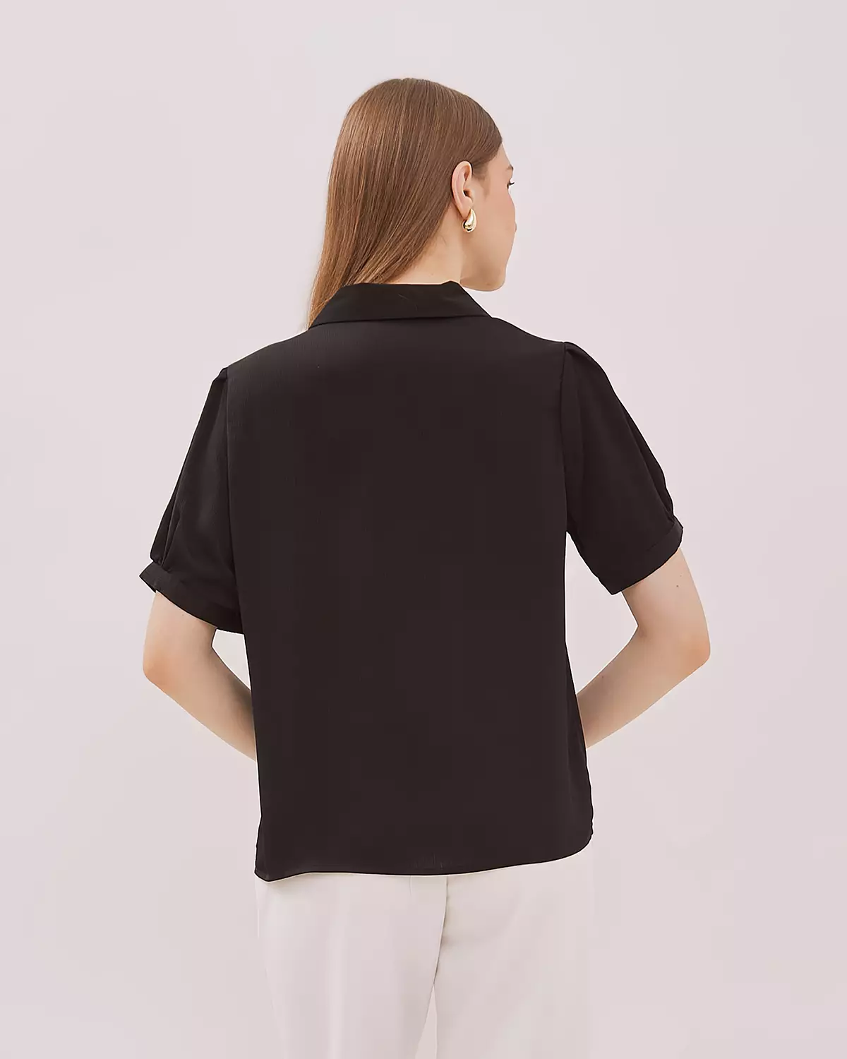 WOMEN'S BLACK BLOUSE