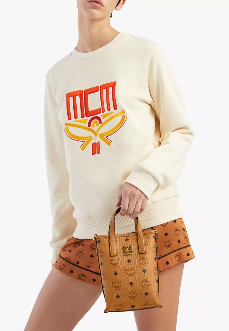 Essential crossbody bag in visetos cheap