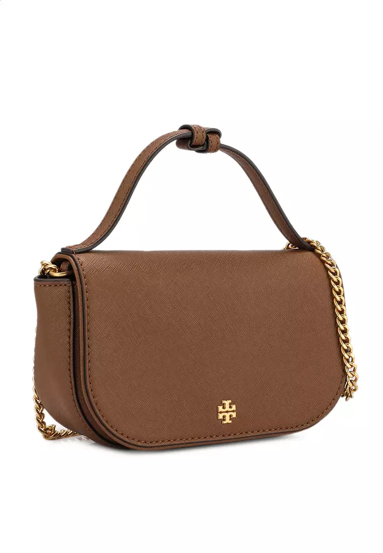 Tory Burch Emerson Top Handle Women's Leather Crossbody Bag