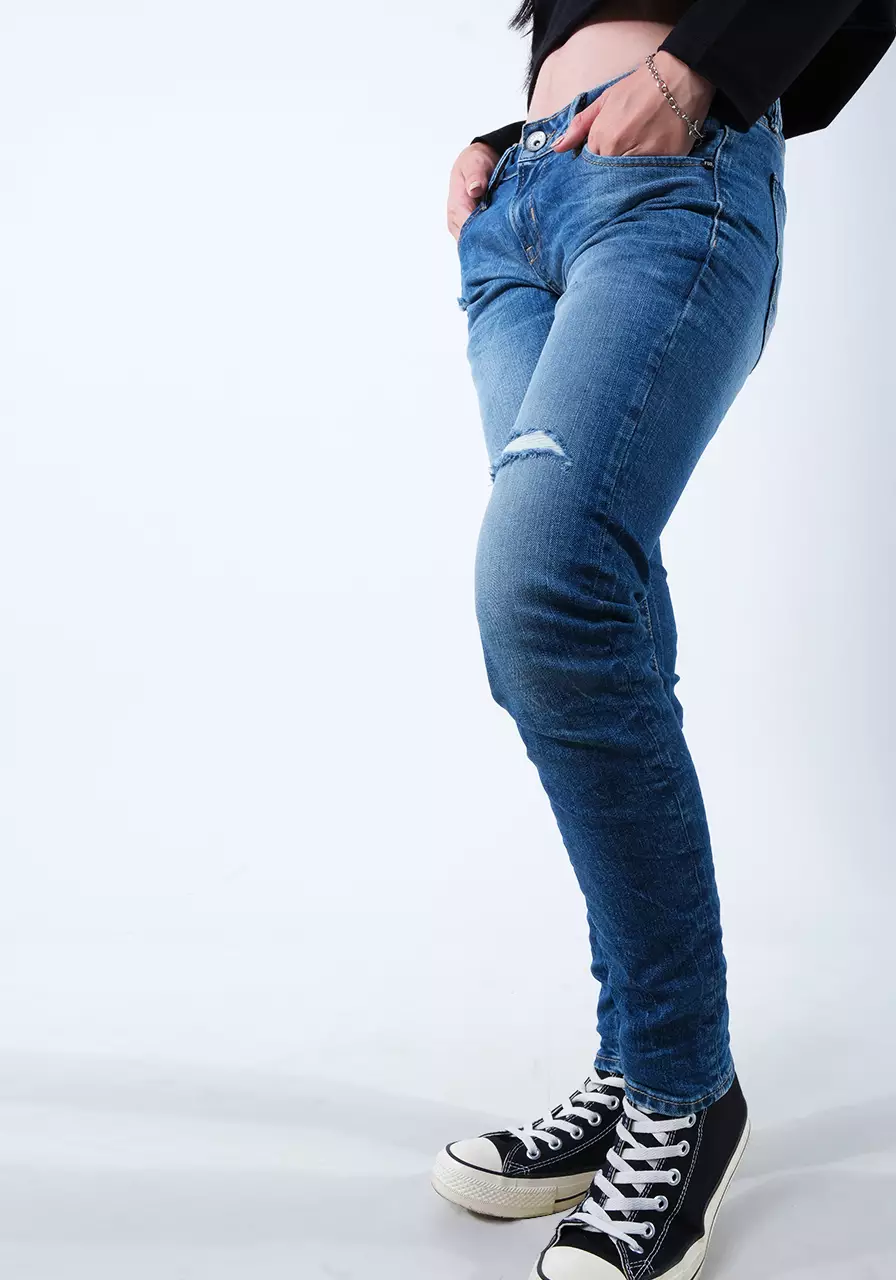 Celana Panjang Jeans Wanita Skinny A5 Series Light Blue