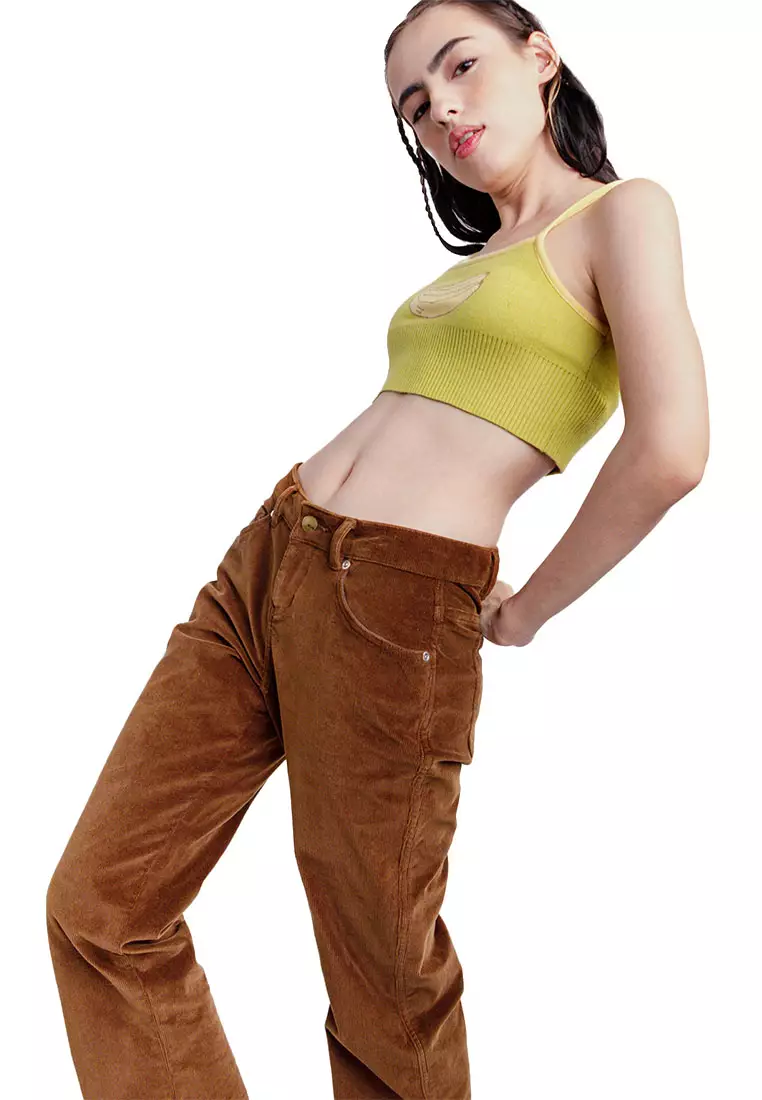 Low Waist Straight Leg Pants