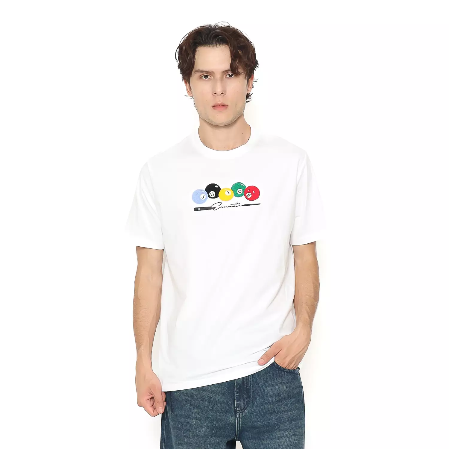 Juice Ematic Kaos Lengan Pendek Pria Rayleigh Planet Surf