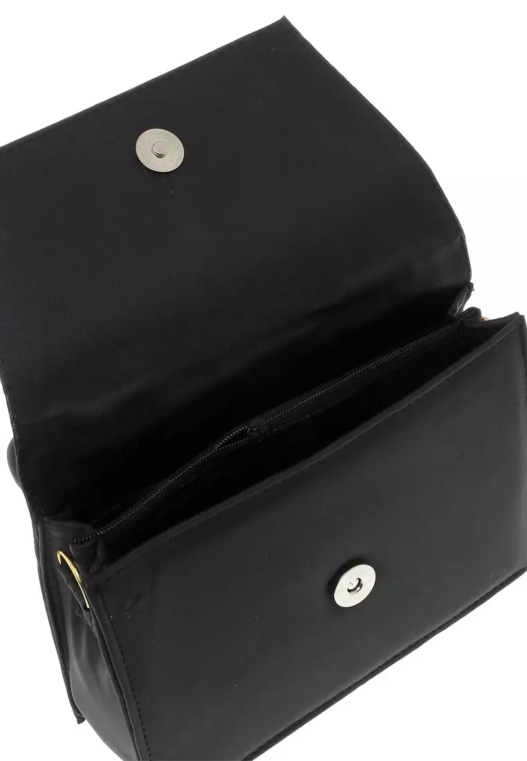 Radia Tas Slempang Wanita Casual Slingbag Plain High Quality Premium - Black