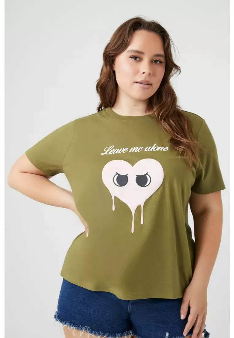 Forever 21 plus size t shirts on sale