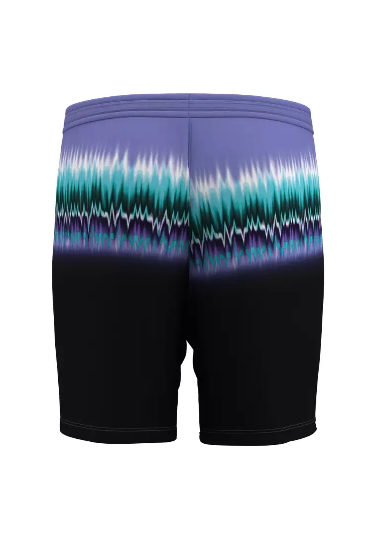 Heartbeat Black Drawstring 16" Boardshorts