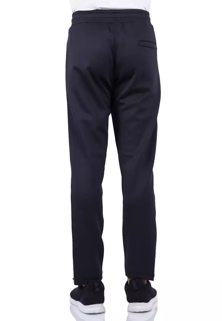 Tiento Jogger Training Pants Classic Sporty Series Black Celana Joger Trening Track Casual Olahraga Lari Gym Fitness Hitam