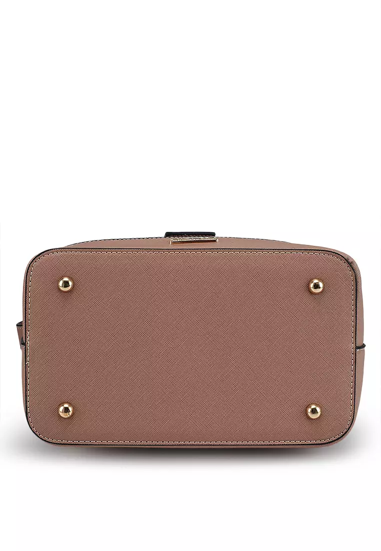 Saffiano Convertible Top Handle Bag