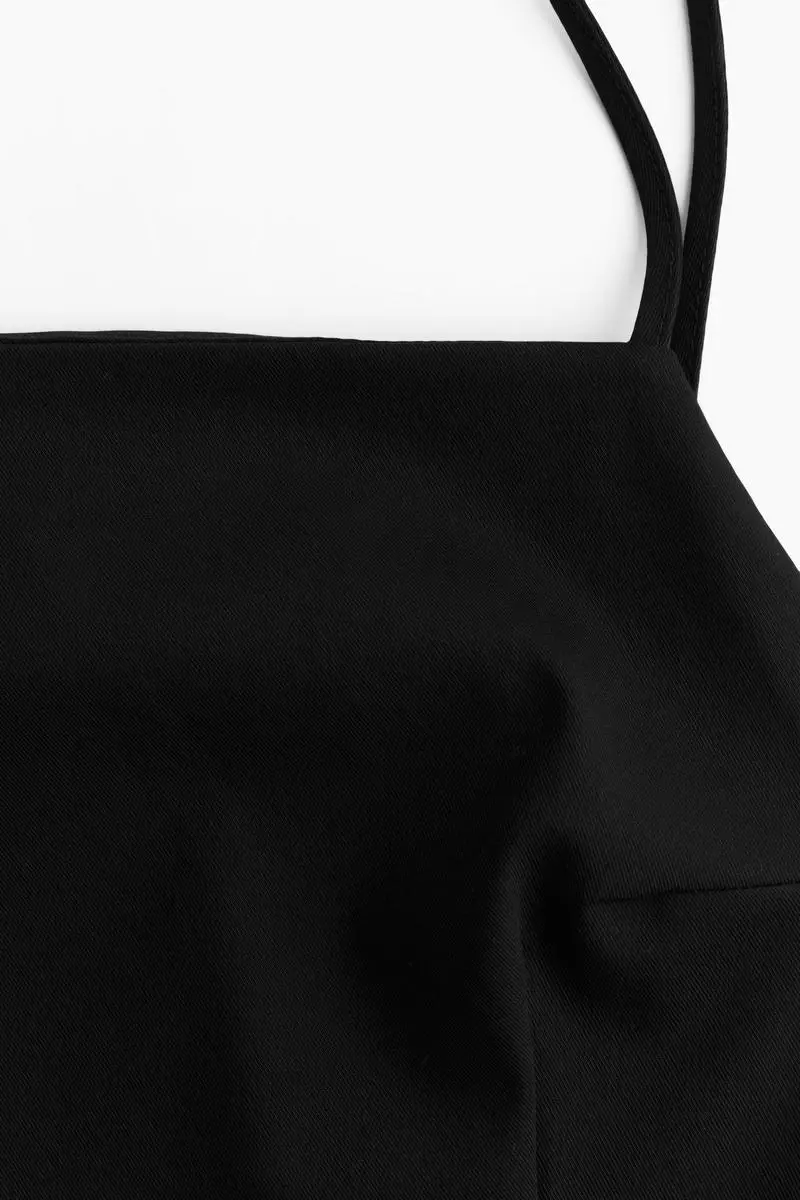 Low-back strappy dress