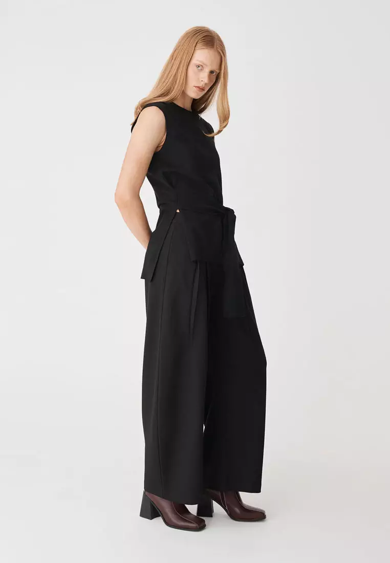 Nora Sleeveless Tie Waist Knit