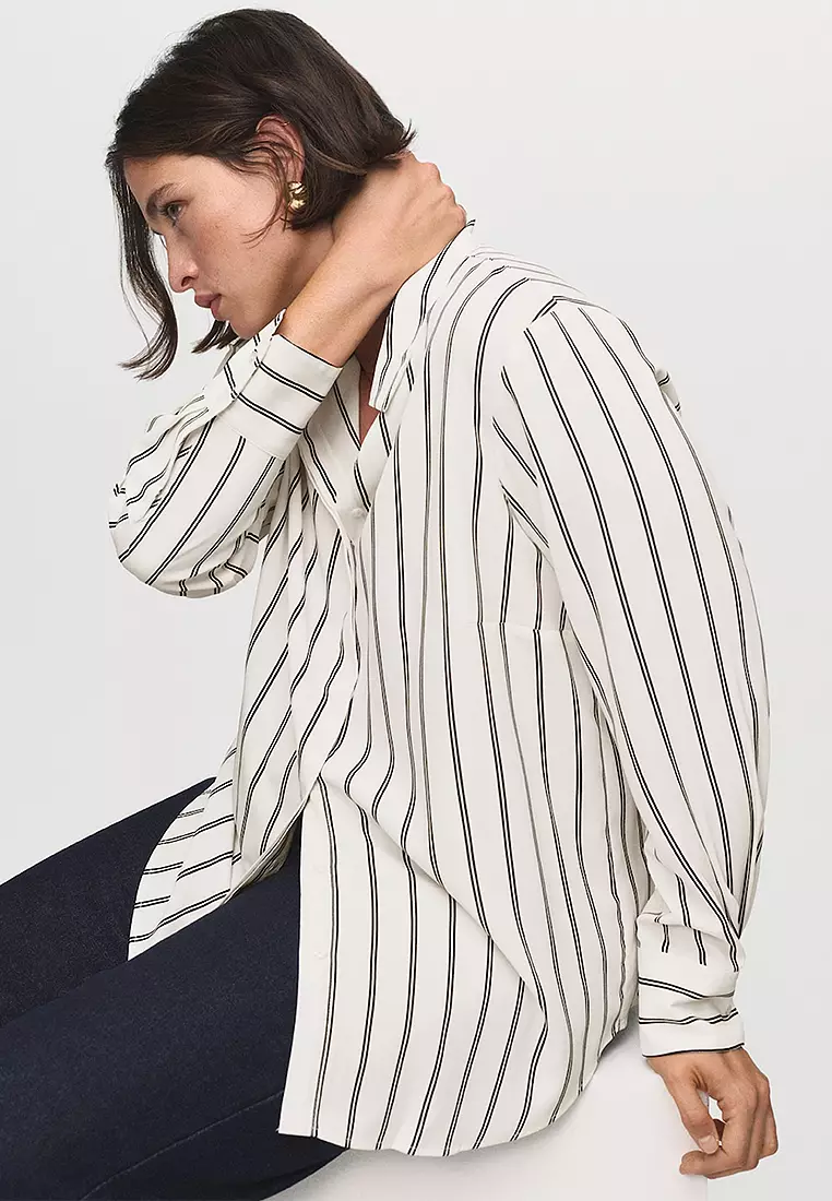 Fluid Long-Sleeved Blouse