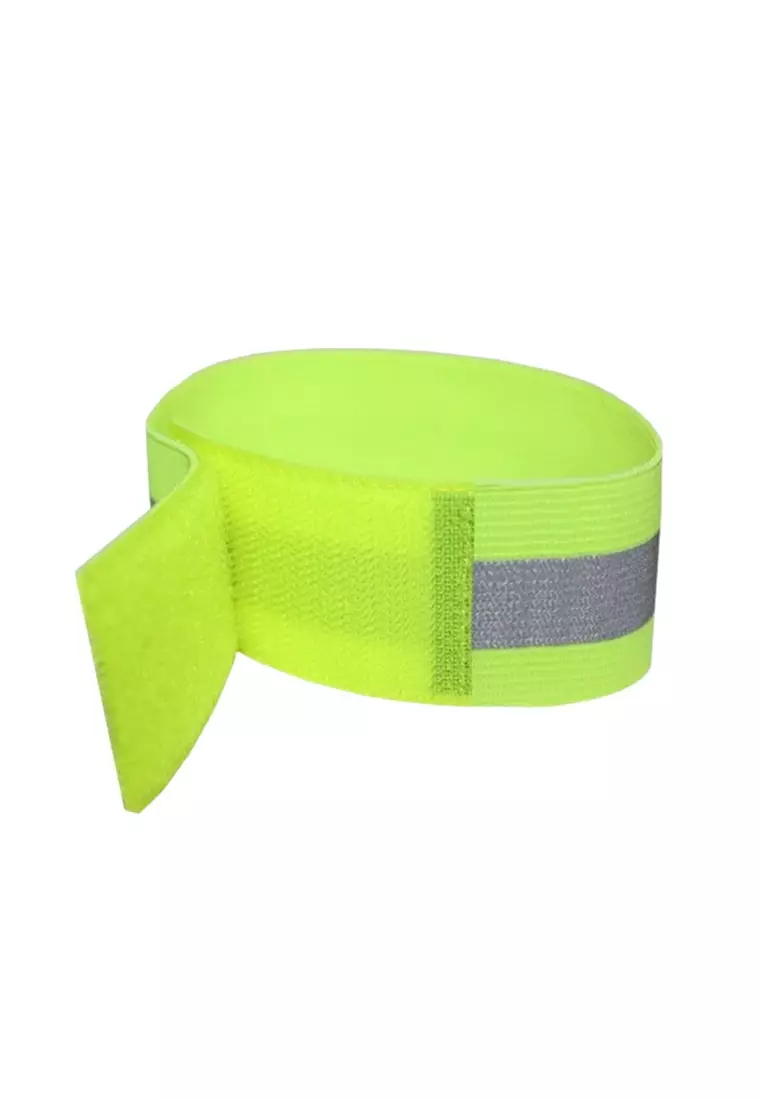 Gelang Keselamatan Reflective Bracelet Running Visibility 2PCS - B07 - Green