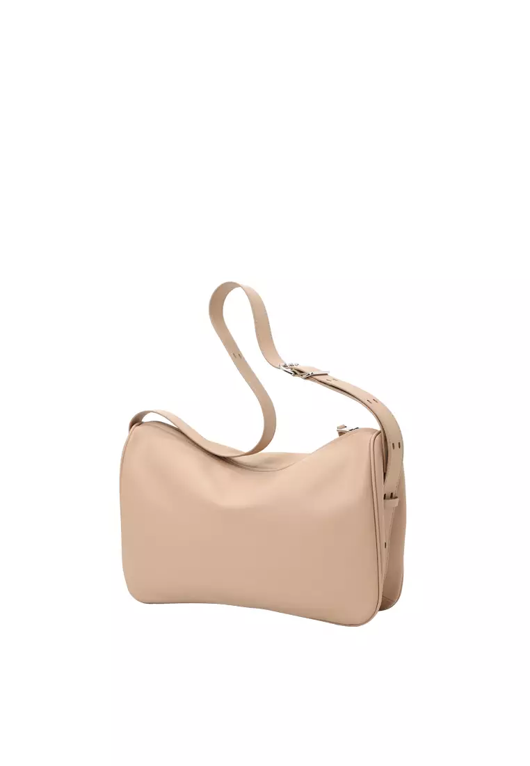 Slip Pockets Shoulder Bag - Toffee