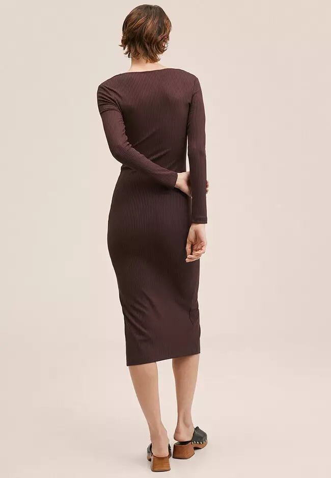Ribbed Knit Dress