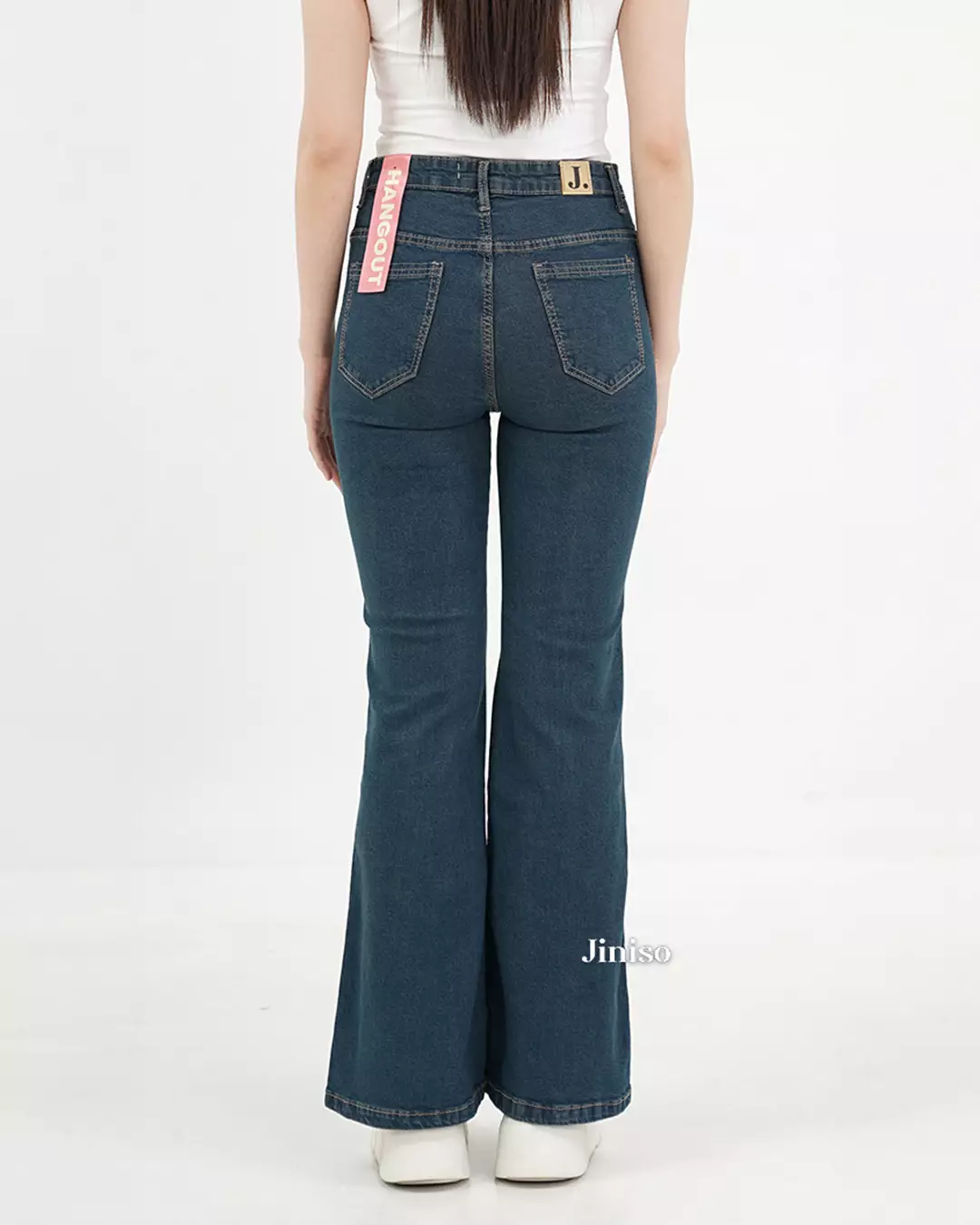 Highwaist Stretch Cutbray Pocket Jeans 712 HANGOUT
