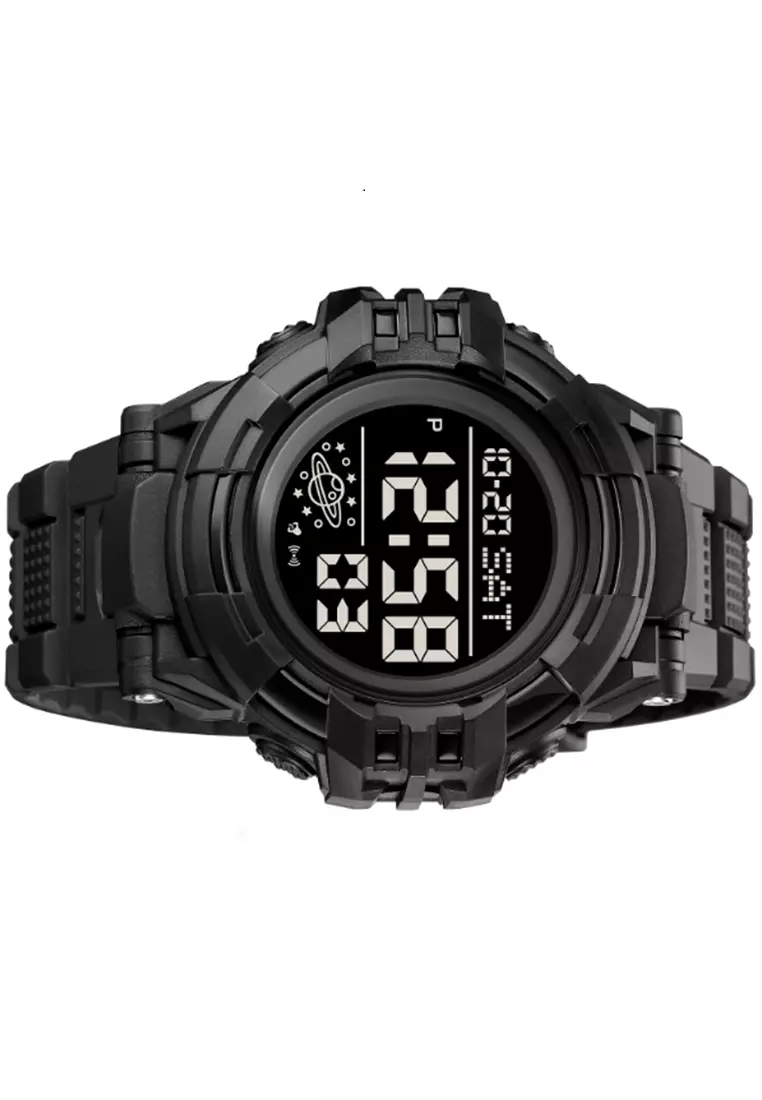 Jam Tangan Digital Pria Waterproof Many Function Strap Tali Material TPU DV32 ORIGINAL