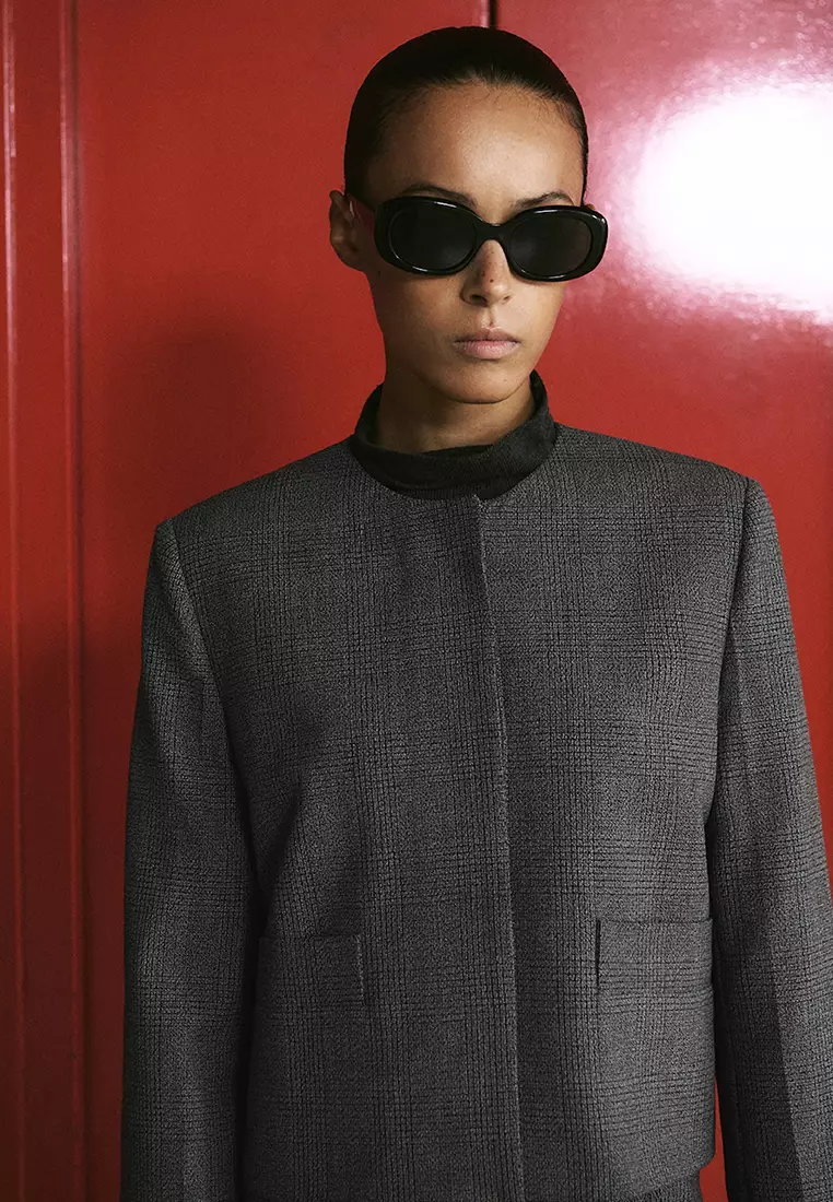 Crop Suit Blazer