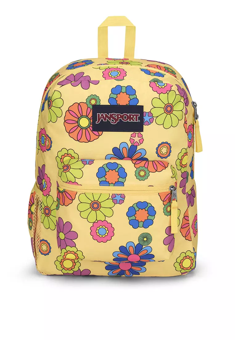 Jansport black label hotsell superbreak sunflower backpack