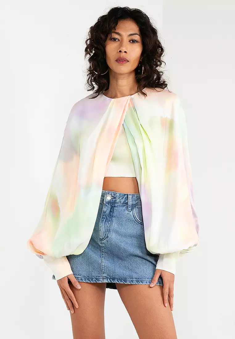 Buy ASOS Design Satin Drape Top 2025 Online ZALORA