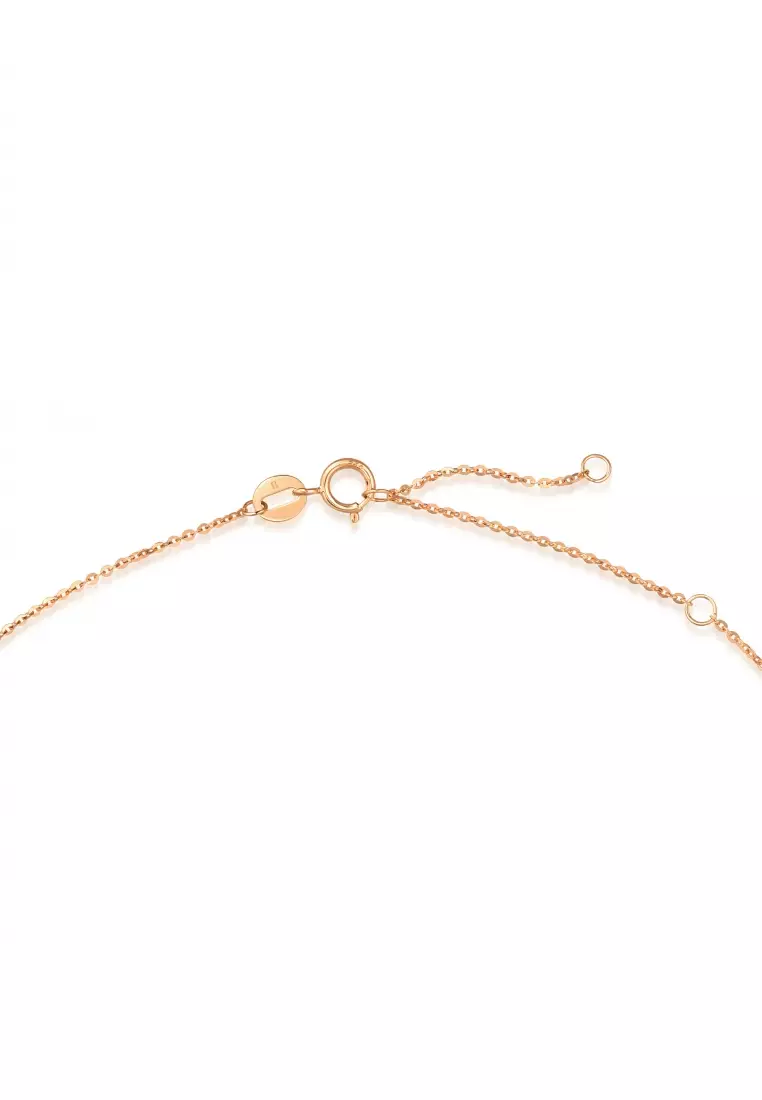 18K Rose Gold Ruyi Necklace for Women 92736N