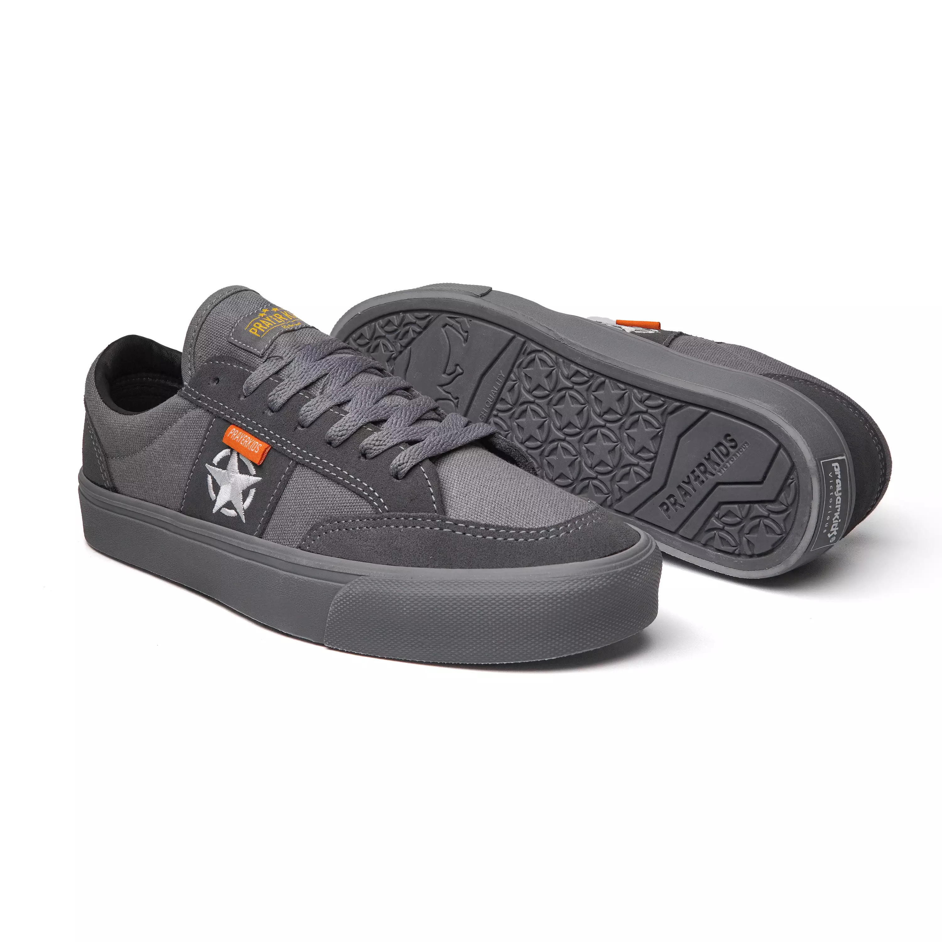 Prayerkids Geh Grey - Sepatu Sneakers Pria Wanita - Unisex